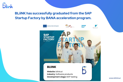 BLiiNK Graduates from SAP Startup Factory by BANA