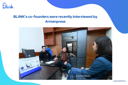 BLiiNK's co-founders were recently interviewed by Armenpress